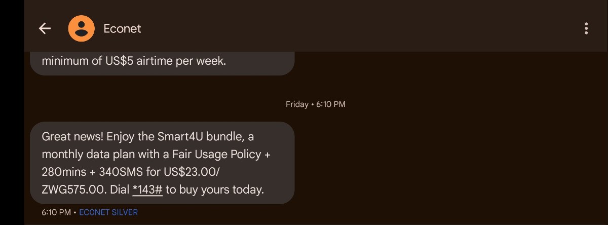Econet Smart4U: The Mysterious Data Bundle